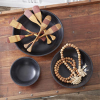 Wooden Decorative Boat Paddles - Two-Toned