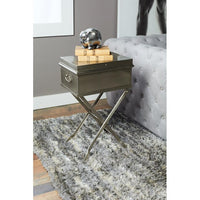 Polished Nickel Bellman's Side Table