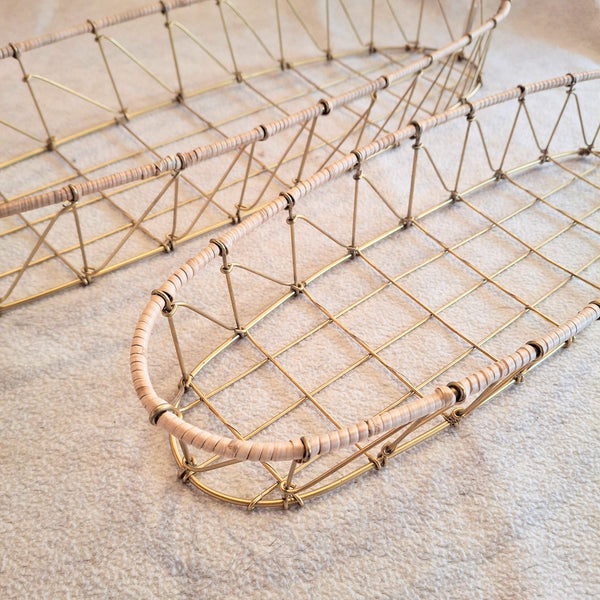 Wicker & Wire Gio Basket