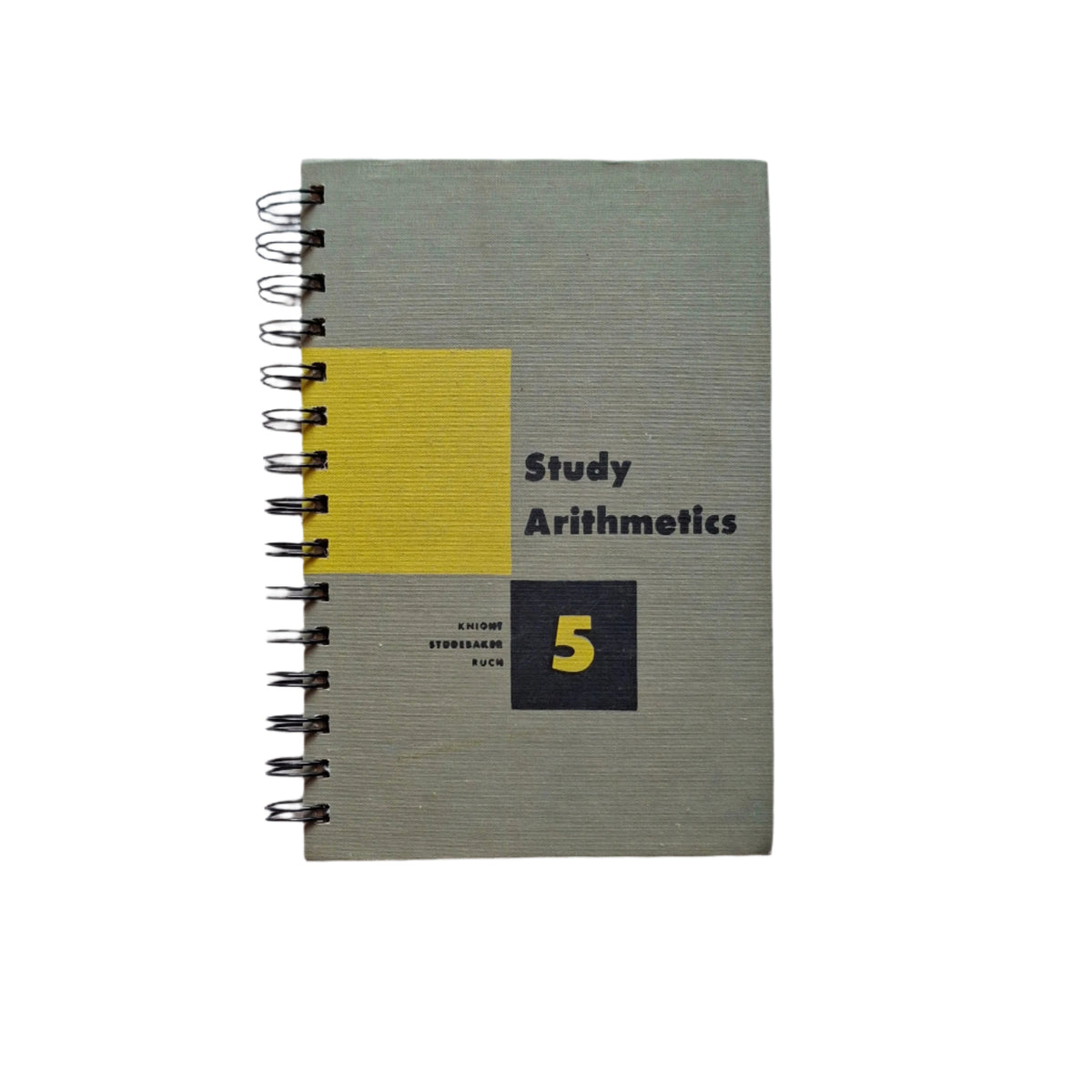 Notebook with 'Study Arithmetics 5' 