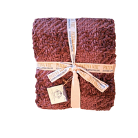 Patina Vie Hand-woven Throw Blanket - Plum