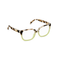 Tortoiseshell eye glasses on a white background