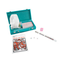 Teal Travel Mahjong Set