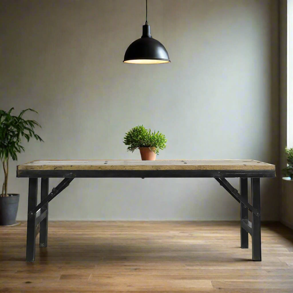 Iron-Frame Wedding Coffee Table