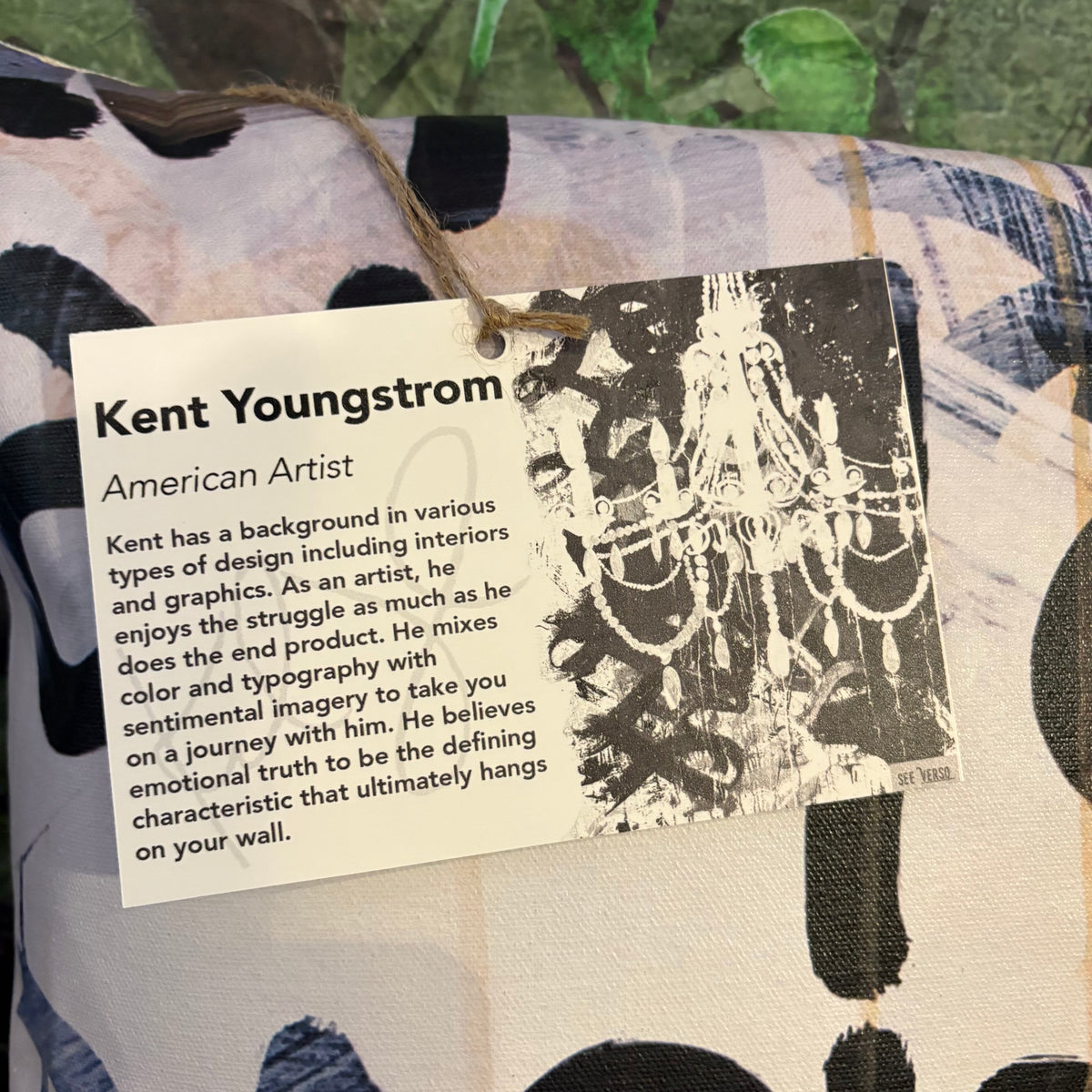 Graffitied Love Canvas Pillow - Style 1