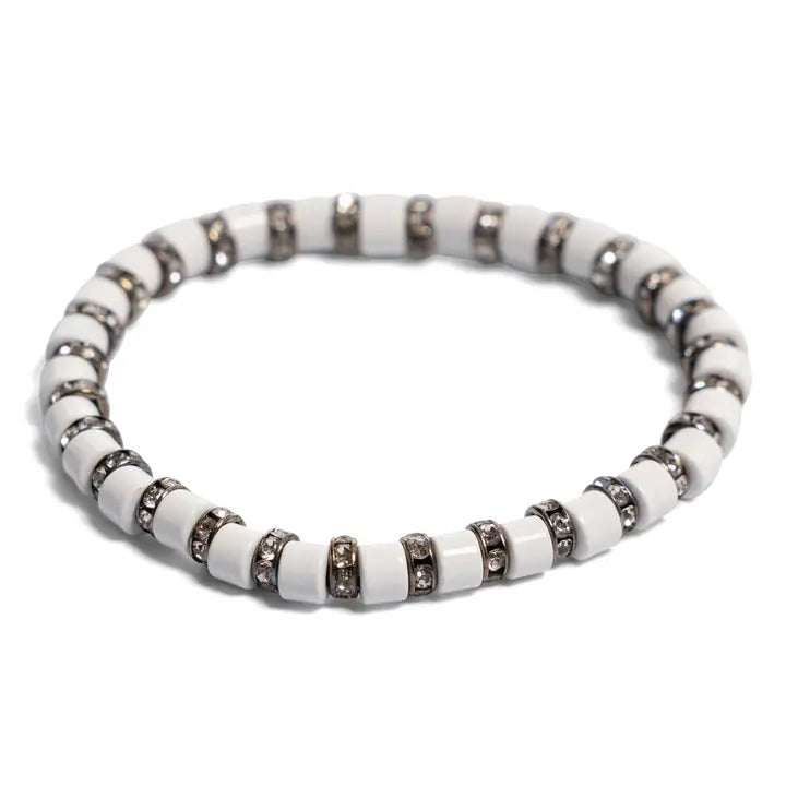 Daily Candy Dream In Color Enamel & Rhinestones Bracelet