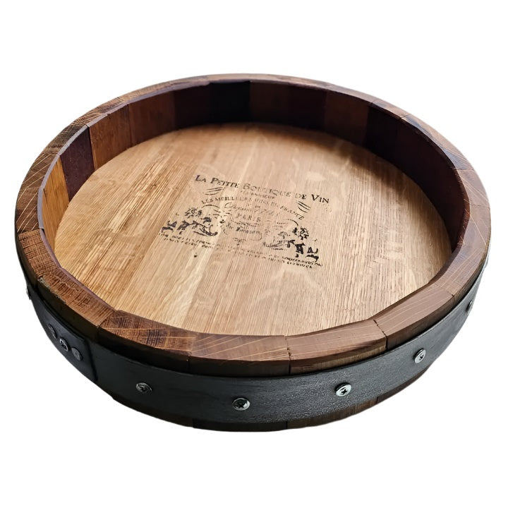Sono Inspired Wine Barrel Lazy Susan
