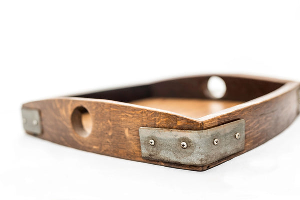 Sono Inspired Oak Wine Barrel Tray