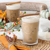 Vintage Textured Embossed Glass