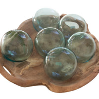 Recycled Columbian Blue Glass Ball