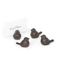 Cast Iron Songbird Place Card Holders
