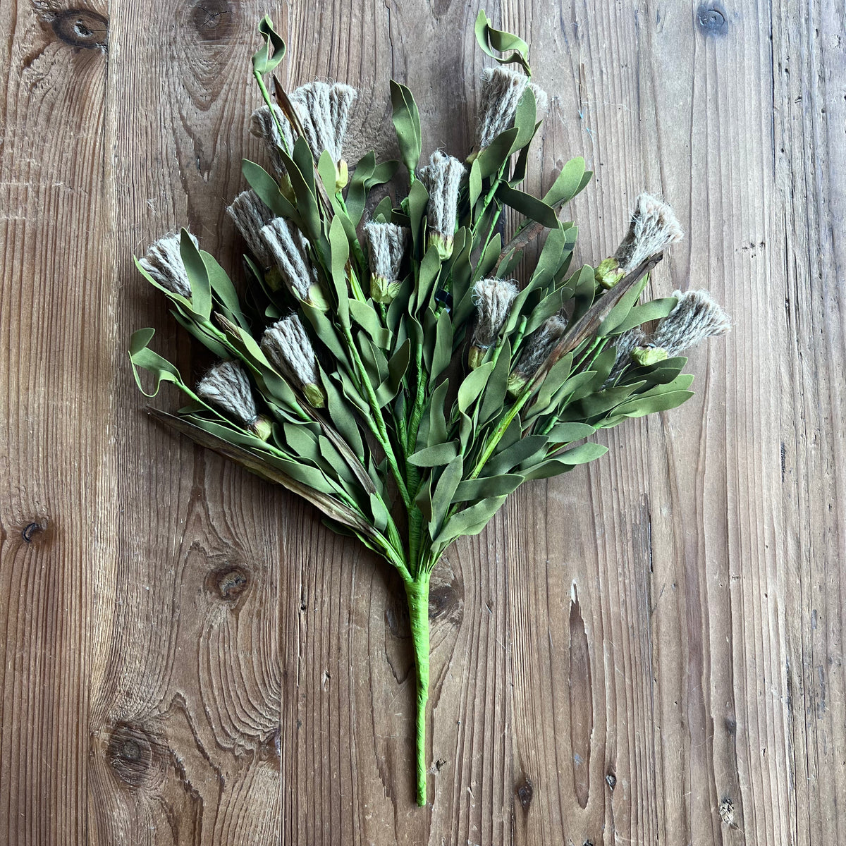 Burlap Celosia Flower Spray Stem - 20"