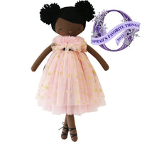 Halle Ballerina Doll (Darker Brown & Ebony) | Alimrose