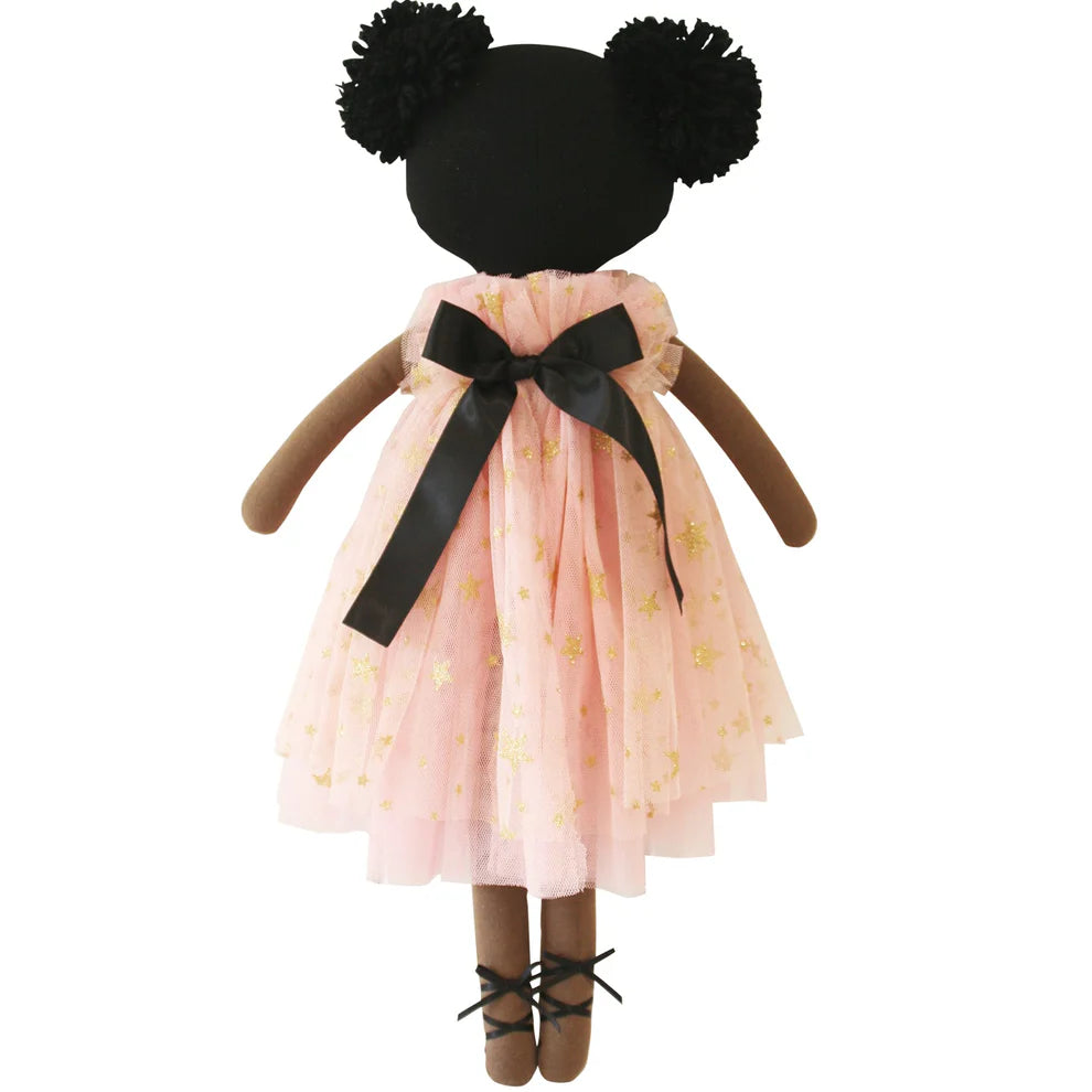 Halle Ballerina Doll (Darker Brown & Ebony) | Alimrose