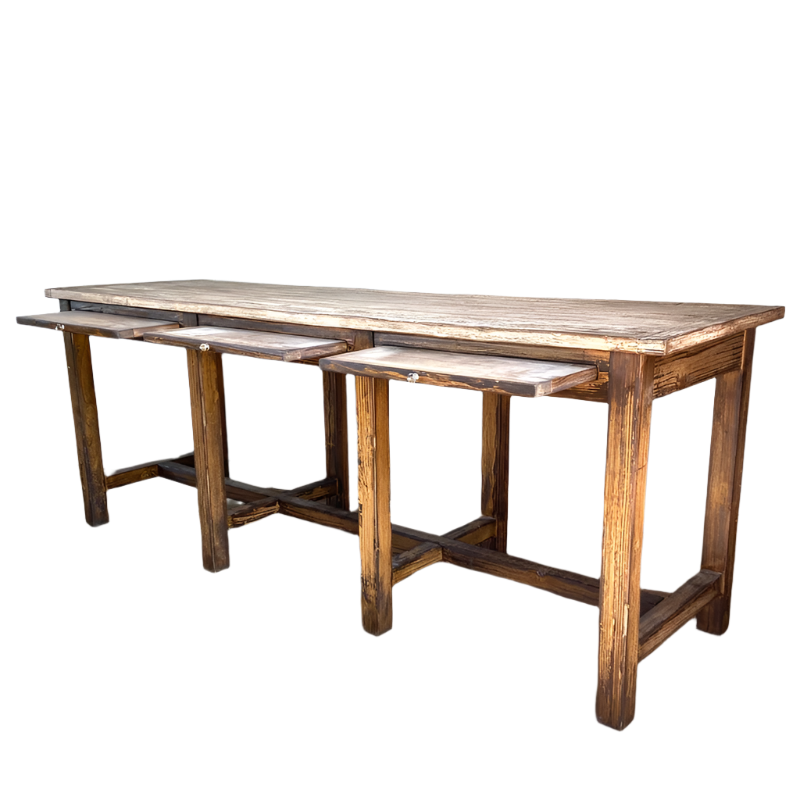 Library Archive Table with Pull Outs