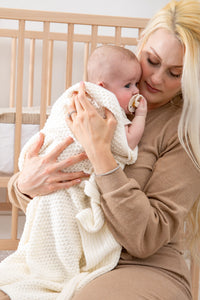Pink Lemonade Baby Blanket & Lovie Set - Honey Bee Ivory
