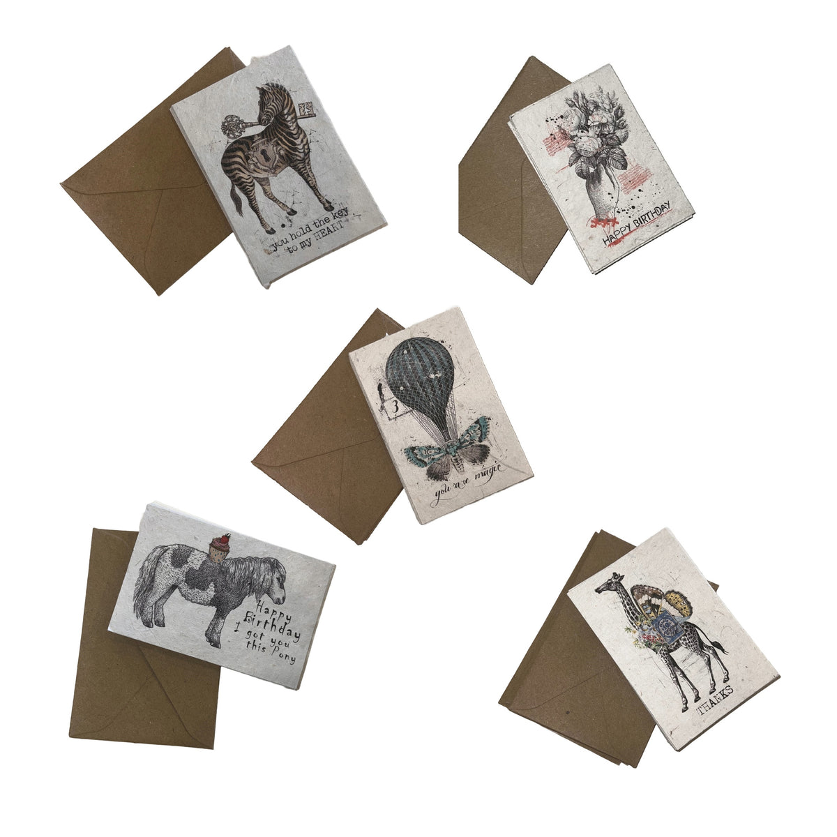 Mini Postcards With Envelope