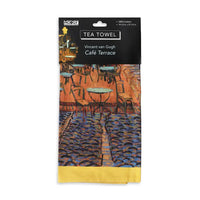 Modgy Cotton Tea Towel - Van Gogh Café Terrace At Night