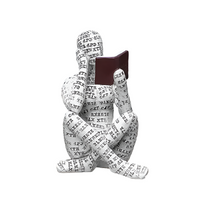 "Bookworm" Woman Reading  Sculpture