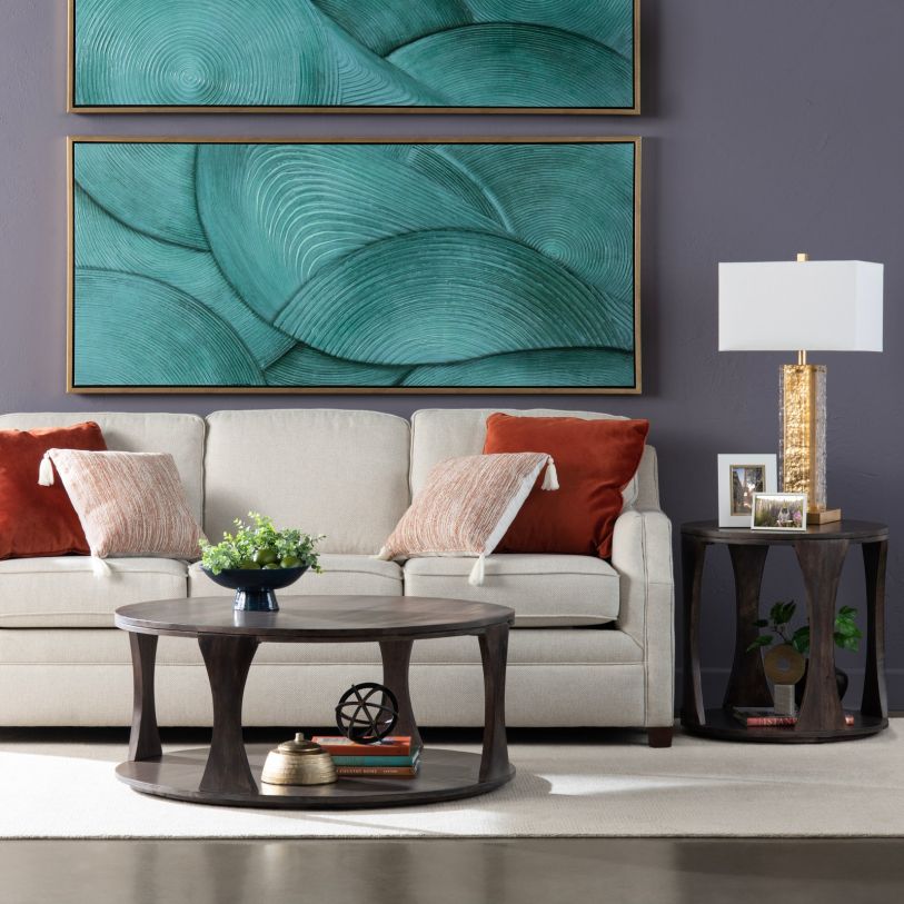 Mango Wood Bowtie Cocktail Table