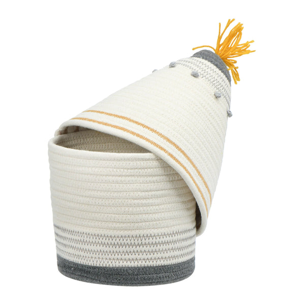 Cotton Rope Basket with Lid