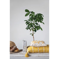 Small Embroidered "Today is a Gift" Lumbar Pillow