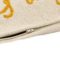 Small Embroidered "Today is a Gift" Lumbar Pillow