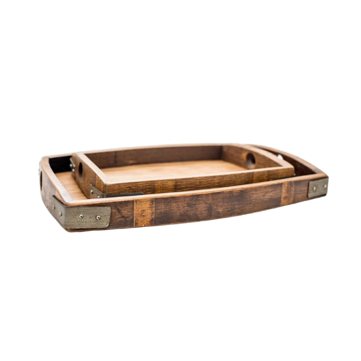 Sono Inspired Oak Wine Barrel Tray