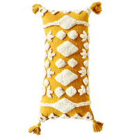 Patina Vie Diamond Tufted Pillow Cover - French Marigold