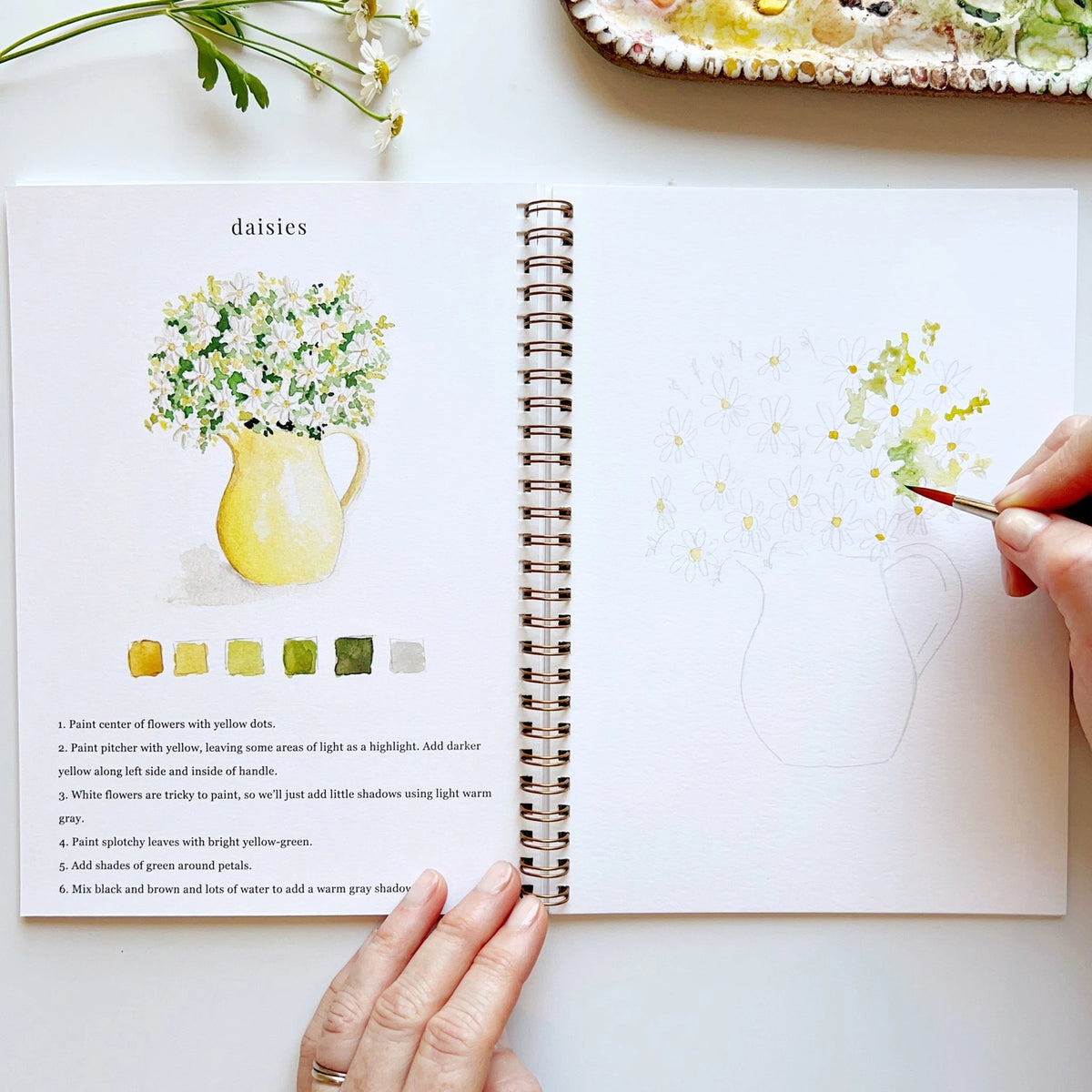 Garden Watercolor Workbook