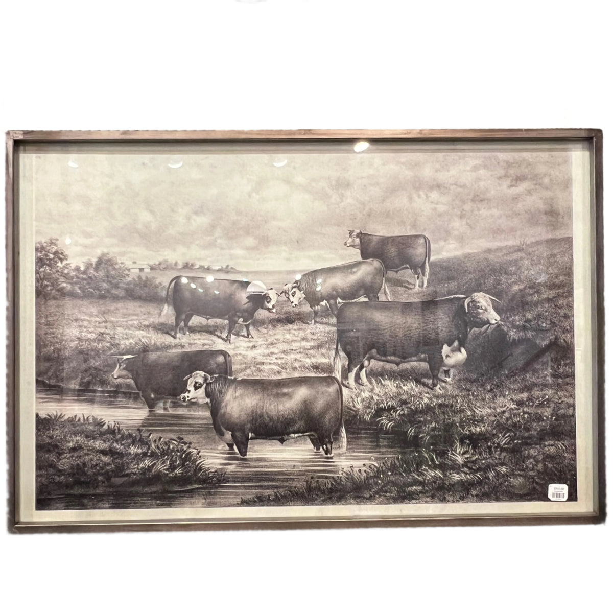 Pastoral Framed Print of Sir Bartle Group