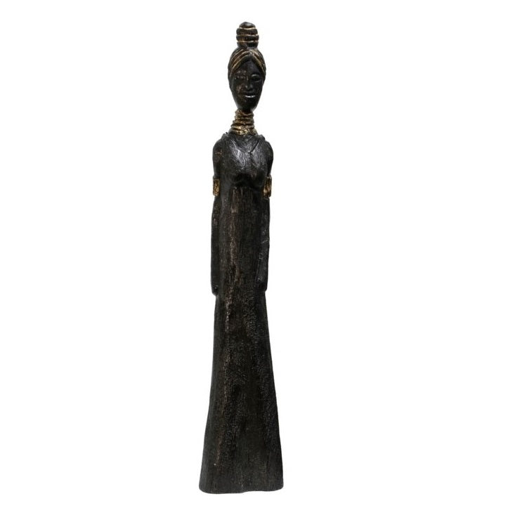 Tall Lady Wooden Statue 1