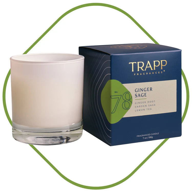 No. 78 Ginger Sage 7 oz. Candle | Trapp Fragrances