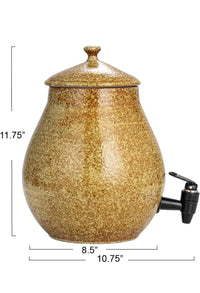 Stoneware Beverage Dispenser