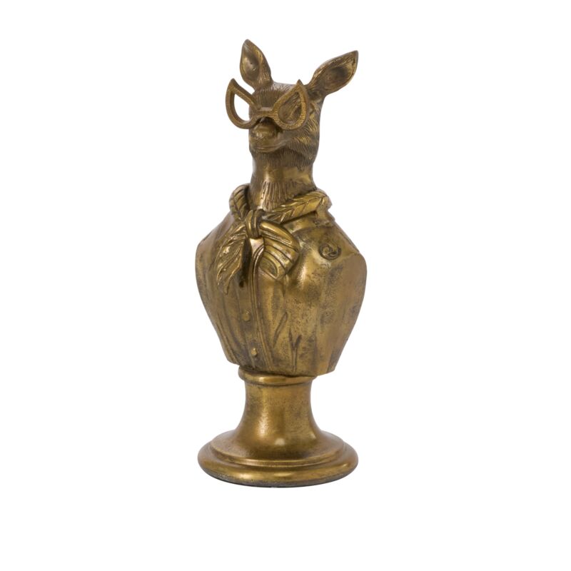 Margie the Doe E+E Antiqued Gold Bust