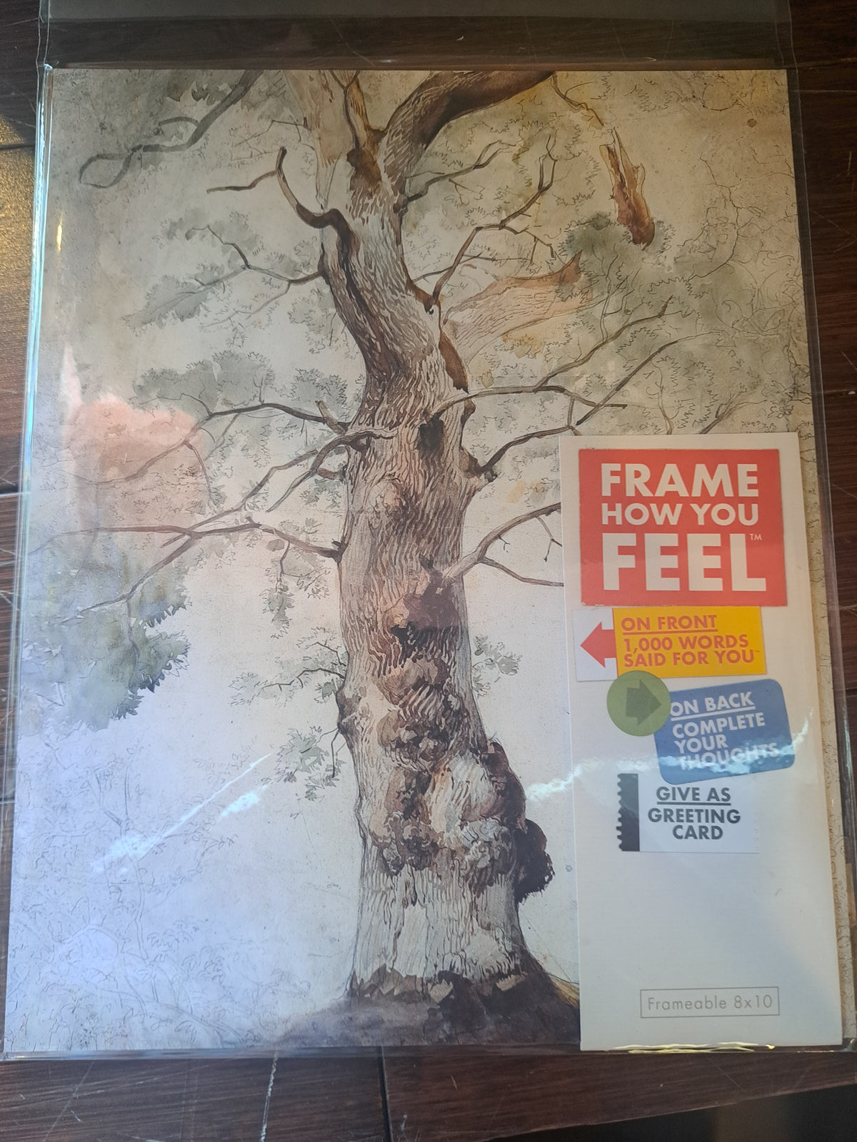 "Tree of Life" Artist Card on Board