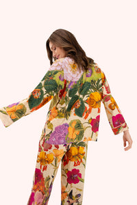 Cream-Autumn Posy Pajamas