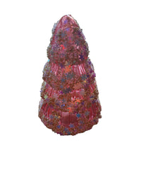 Glitter Tree with LED Lights - 4"