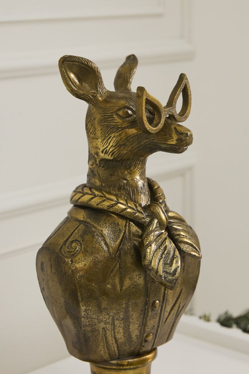 Margie the Doe E+E Antiqued Gold Bust