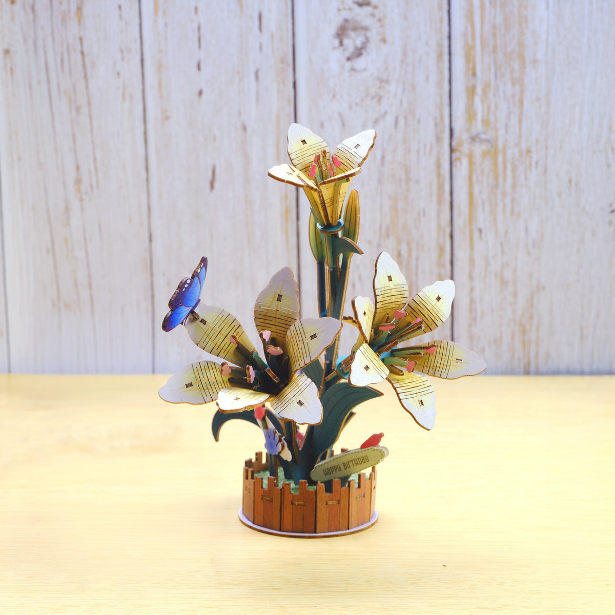 Lily Bloom Set - Wooden Puzzle | Hands Craft