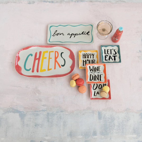 Bon Appétit Stoneware Platter