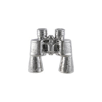 Chrome Stoneware Binoculars