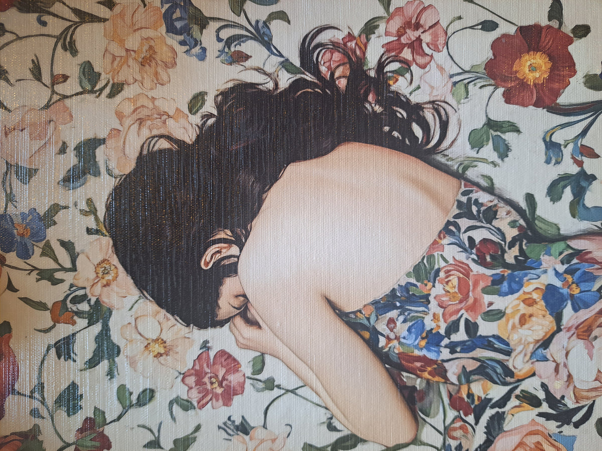 "Floral Dreams' Artist Board 9x12