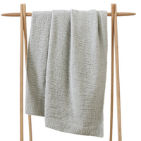 Cloud Grey Snug Lap Throw