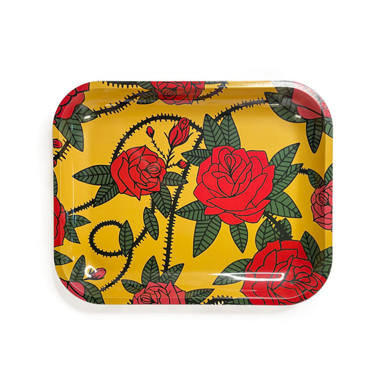 Golden Gems Goldenrod Thorny Aluminum Tray