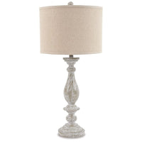 Pedestal Bernadate Table Lamp