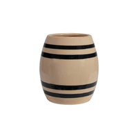 Stoneware Vintage Reproduction Crock with Stripes