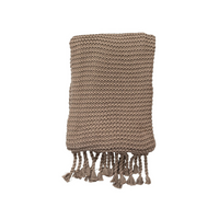 Luxurious Organic Knit Throw Blanket