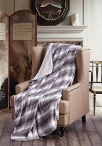 Faux Fur Throw - Raging Sea