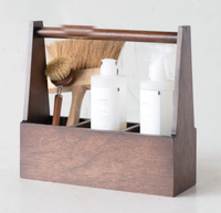 Wood Caddy with Three Sections